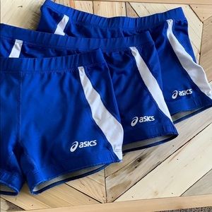 Bundle of 3 ASICS running shorts